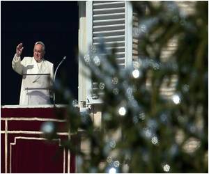 'international' Christmas Tree Up At The Vatican