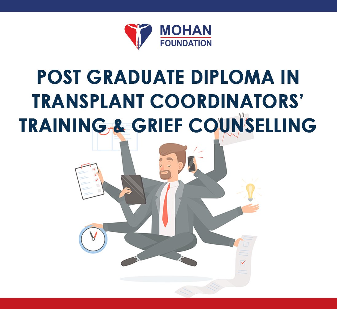 Post Graduate Diploma in Transplant Coordinators' Training and Grief Counselling