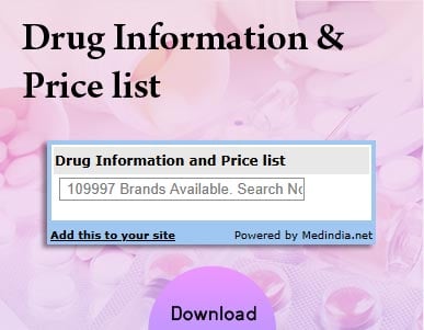 Drug Information & Price list