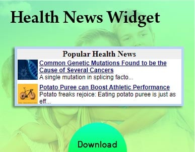 Health News Widget
