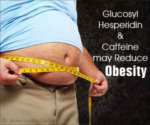  Glucosyl Hesperidin and Caffeine may Reduce Obesity