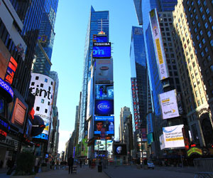 Times Square: Happiest Spot in New York City