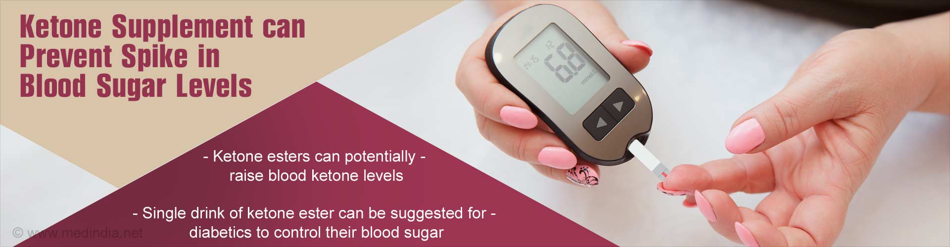 Ketone Drink Can Help Control Sudden Spikes in Blood Sugar