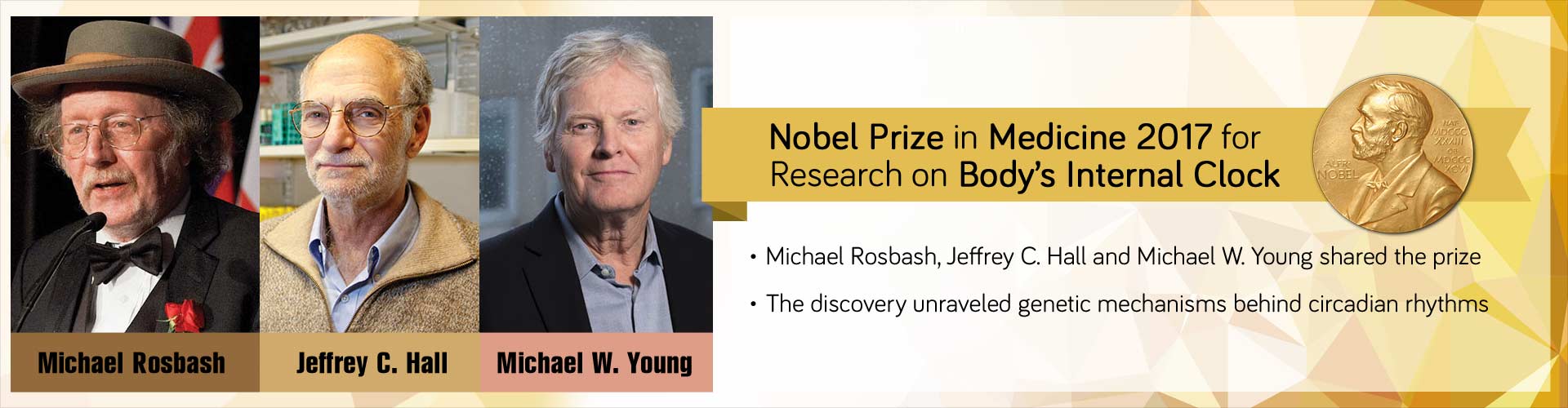 Nobel Prize in Medicine 2017 For Research On Body’s Internal Clock