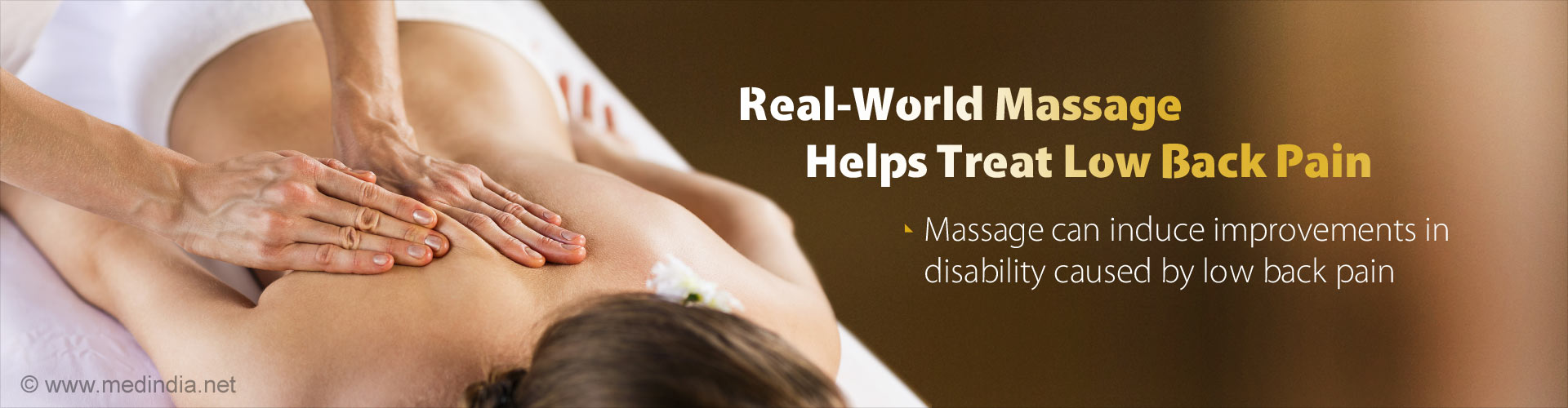 Real-World Massage Therapy is Effective for Treating Lower Back Pain