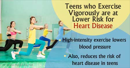 Vigorous Exercise can Lower Heart Disease Risk in Teens - Health Tips