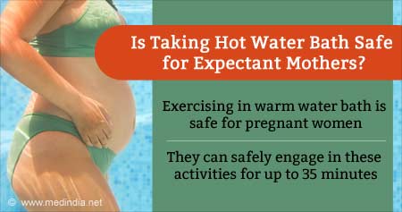 Health Tip on Hot Water Bath Safe For Expectant Mothers - Health Tips