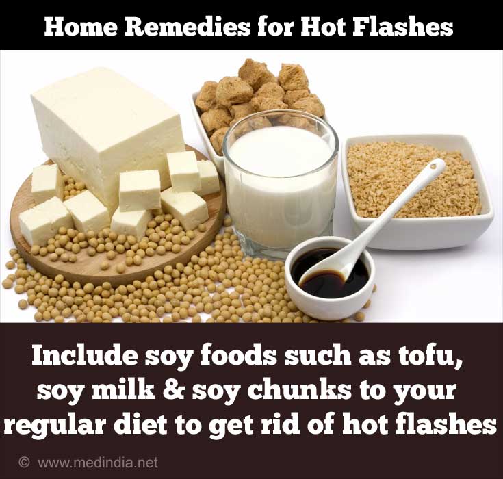 Soy for hot flashes