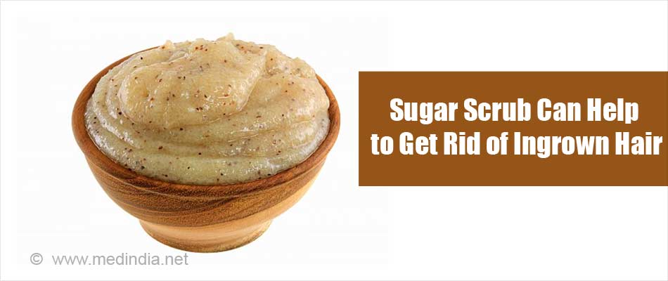 Sugar Scrub can Helps to Get Rid of Ingrown Hair