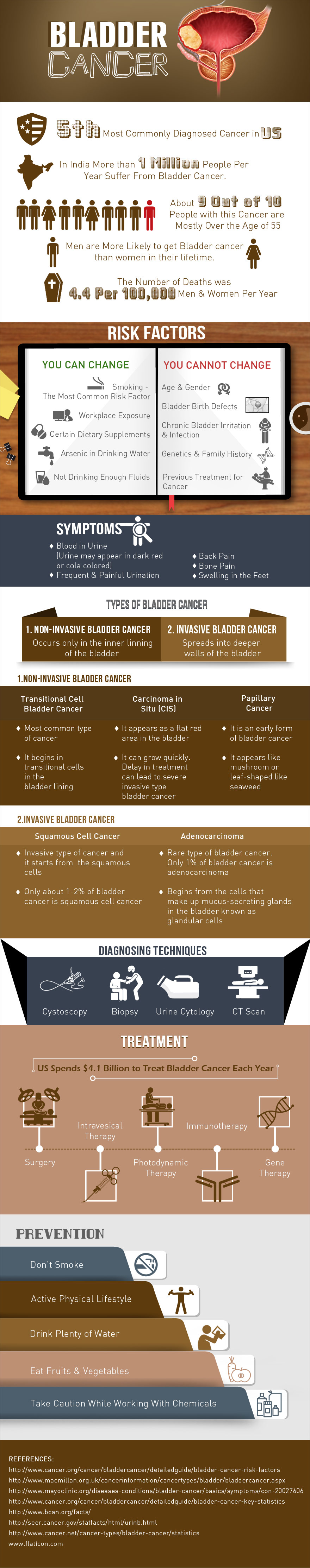 Bladder Cancer - Infographic