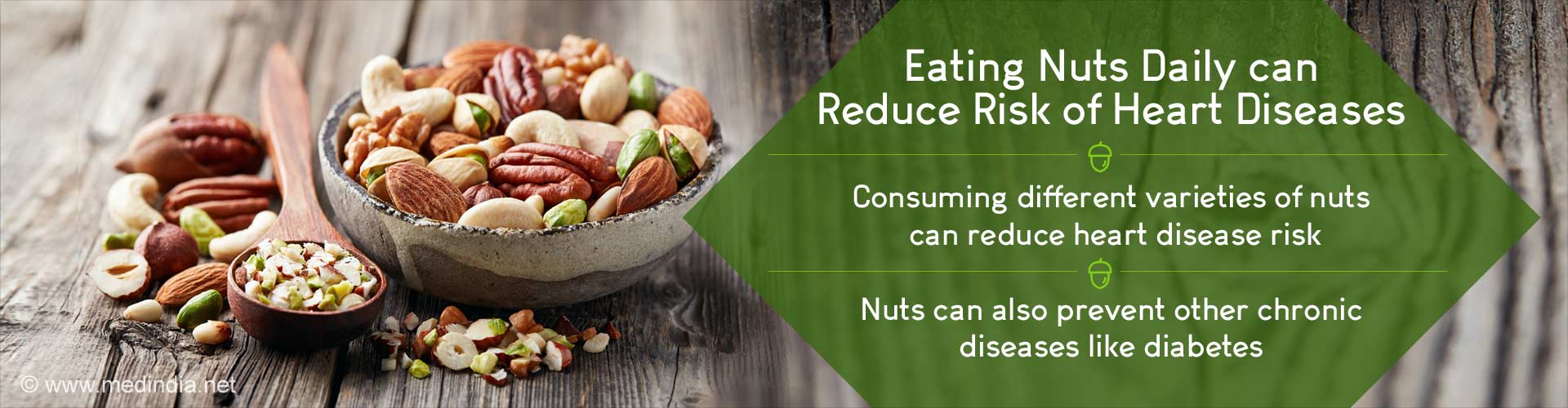 Daily Consumption of Nuts Lower Risk of Heart Disease