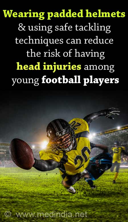 Safe Tackling, Padded Helmets Reduce Head Injuries in Youth Football