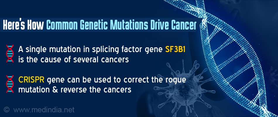 Common Genetic Mutations Found to be the Cause of Several Cancers