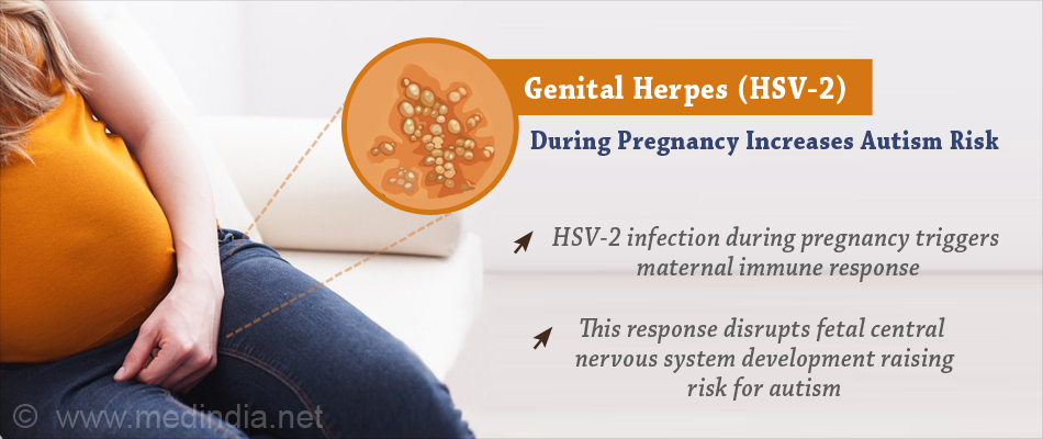 Herpes Infection During Pregnancy Increases Risk Of Autism In Children