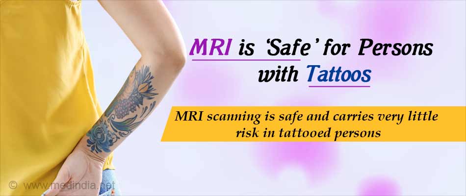 Is it safe for people with tattoos to have MRI exams