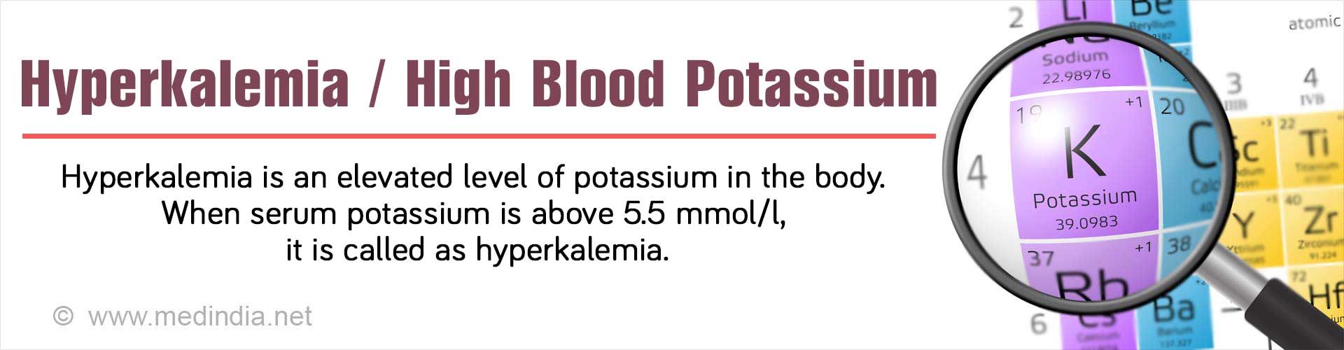 Hyperkalemia | High Blood Potassium - Causes, Symptoms, Diagnosis ...