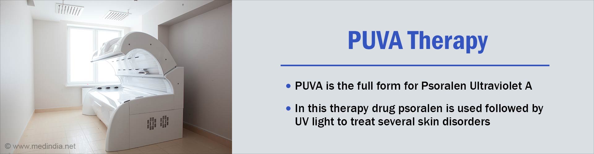 PUVA Therapy | Photochemotherapy - Side Effects & Health Tips