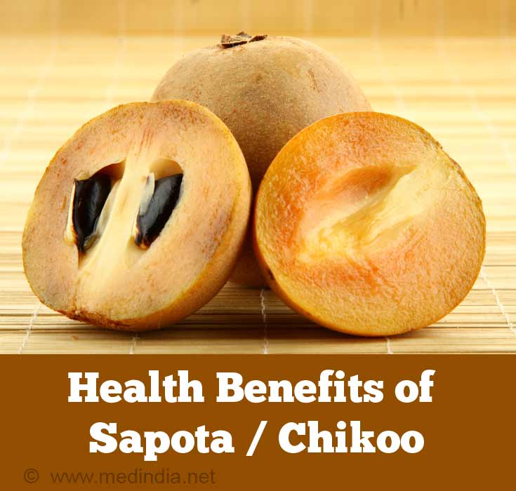 chikoo fruit nutrition
