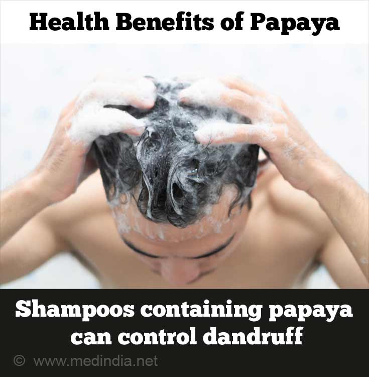 Shampoos Containing Papaya Control Dandruff